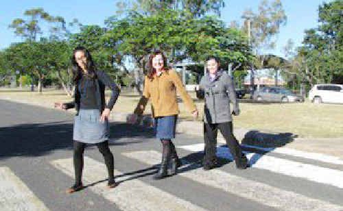 The Capella Angels have their walking shoes on. The Capella Angels have their walking shoes on.